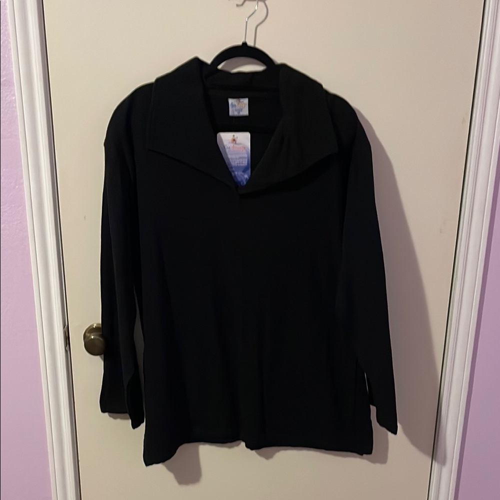 Elegant Black Women's Top